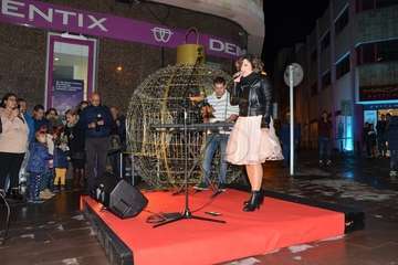 Encendido de la decoración navideña e inauguración del belén canario de Los Llanos  (Foto Francisco Javier Santana)